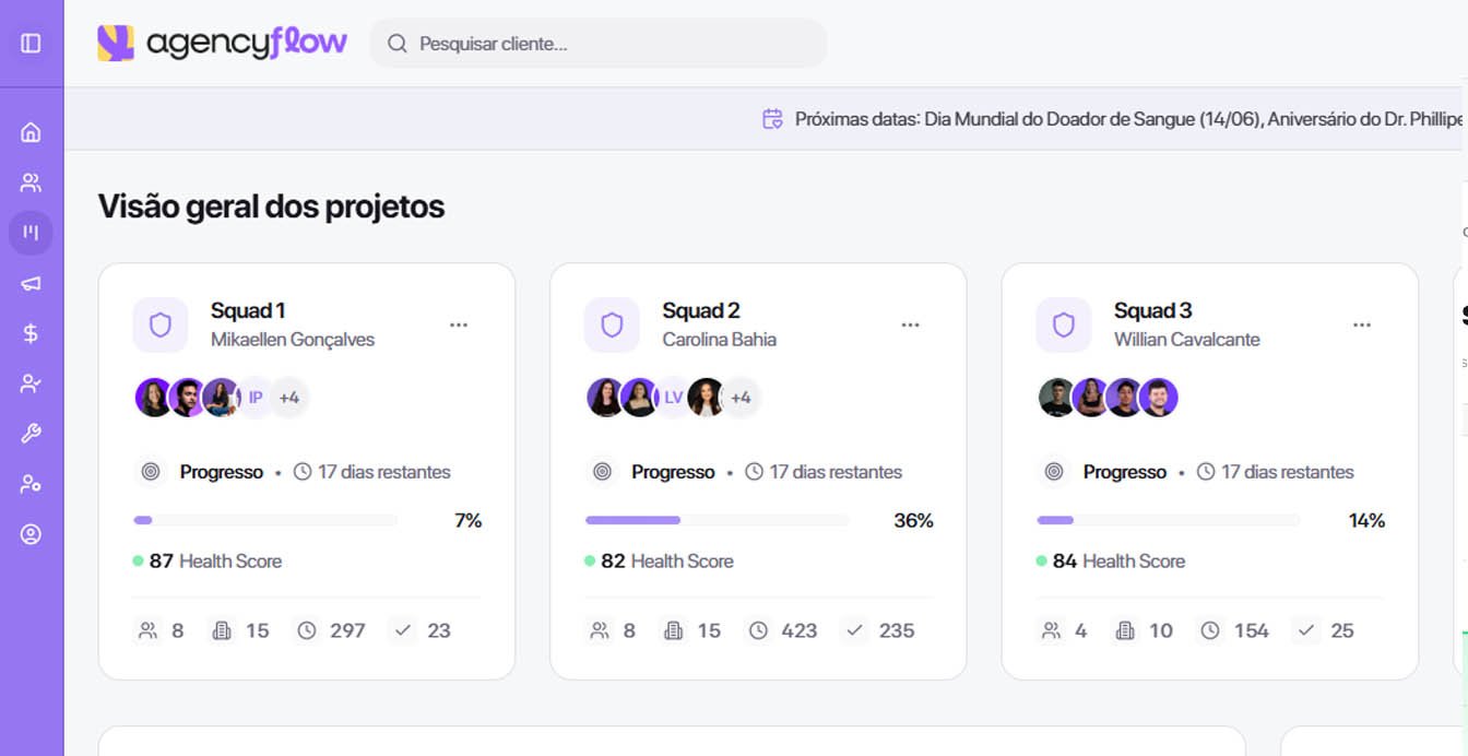 sistema para agencia de marketing
